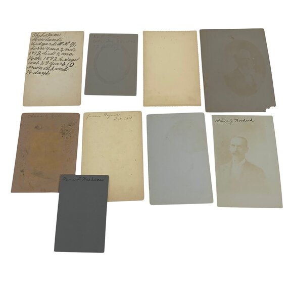 Antique Cabinet Card Photograph Collection Of 9 Women Age 30s-70s Portraits - Picture 2 of 16